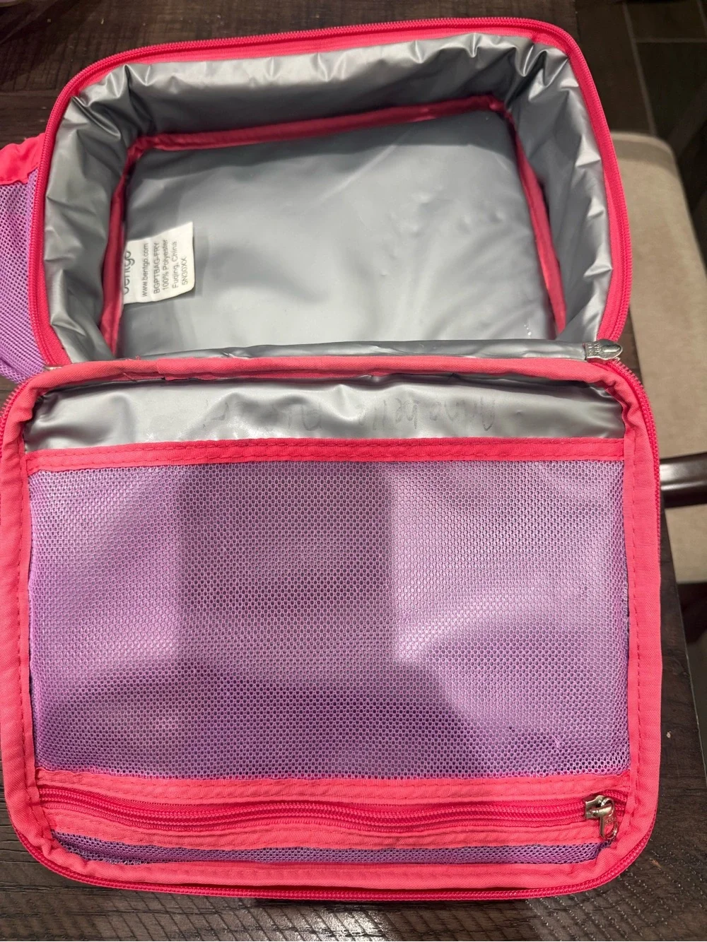 Bentgo Kids Pink & Purple Fairy Castle Lunch Bag